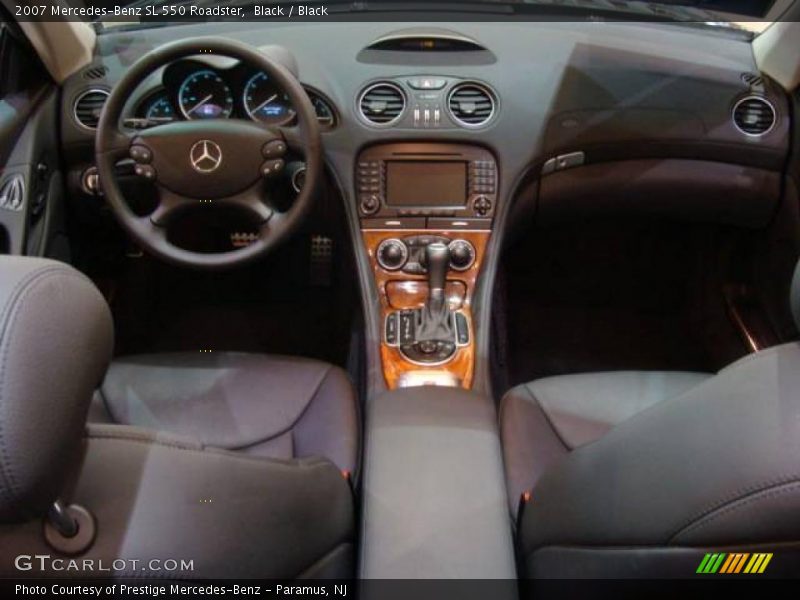 Black / Black 2007 Mercedes-Benz SL 550 Roadster