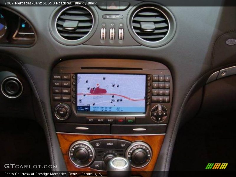 Black / Black 2007 Mercedes-Benz SL 550 Roadster