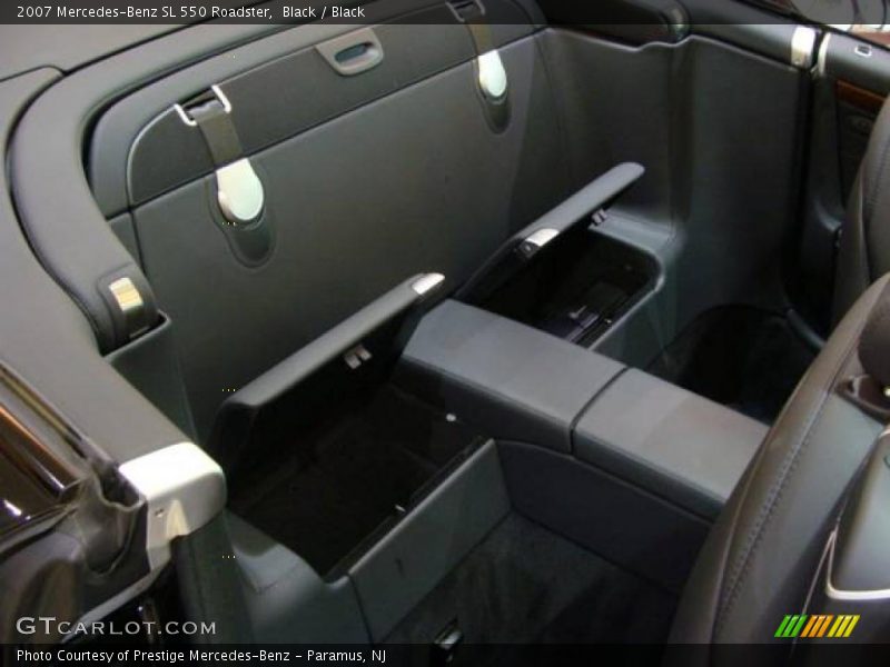 Black / Black 2007 Mercedes-Benz SL 550 Roadster