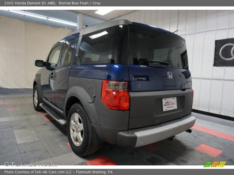 Eternal Blue Pearl / Gray 2003 Honda Element EX AWD