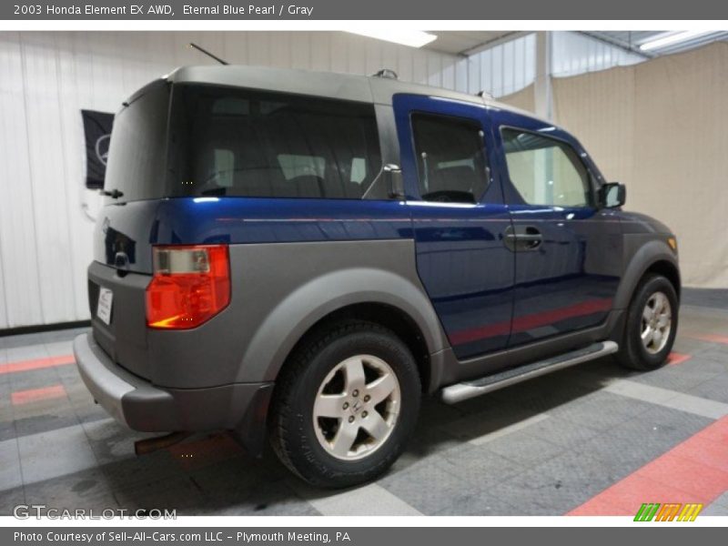 Eternal Blue Pearl / Gray 2003 Honda Element EX AWD