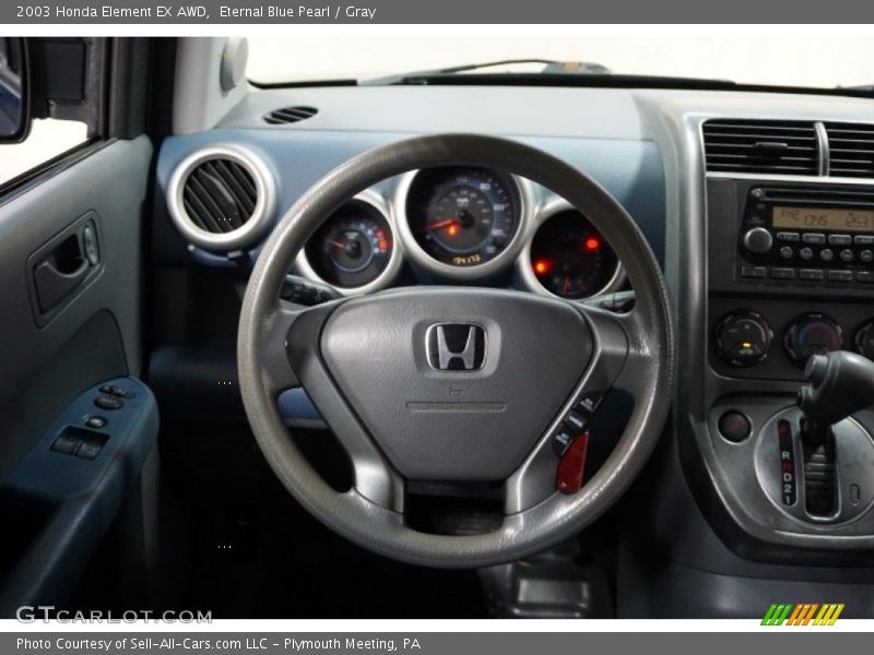 Eternal Blue Pearl / Gray 2003 Honda Element EX AWD