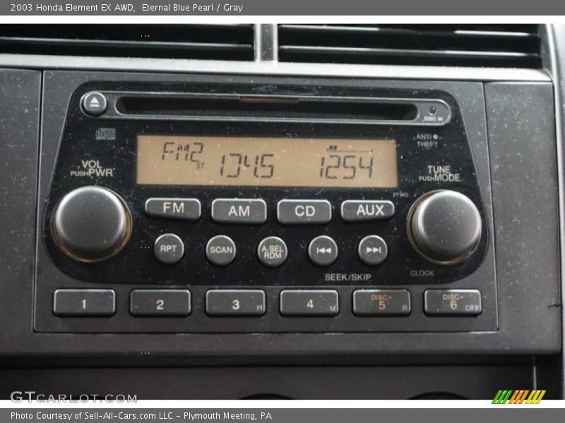 Eternal Blue Pearl / Gray 2003 Honda Element EX AWD