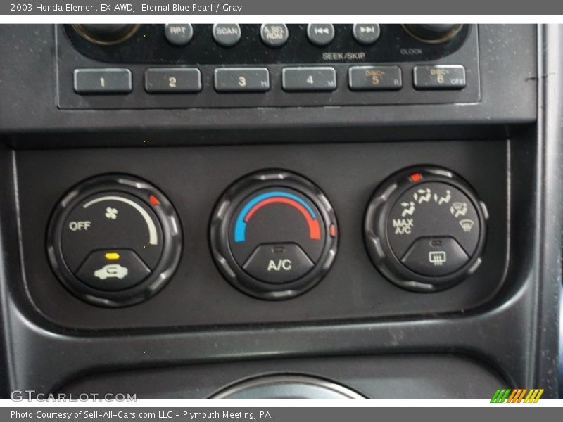 Eternal Blue Pearl / Gray 2003 Honda Element EX AWD