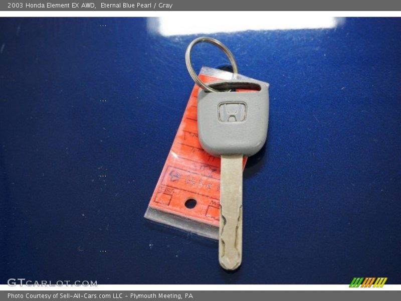 Eternal Blue Pearl / Gray 2003 Honda Element EX AWD