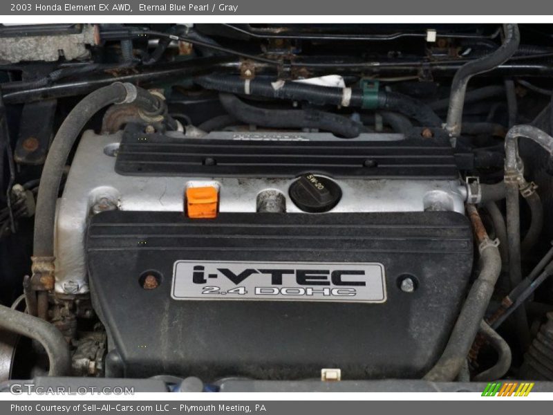 Eternal Blue Pearl / Gray 2003 Honda Element EX AWD