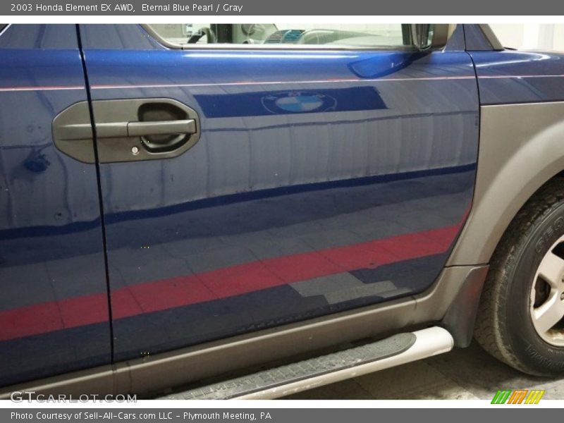 Eternal Blue Pearl / Gray 2003 Honda Element EX AWD