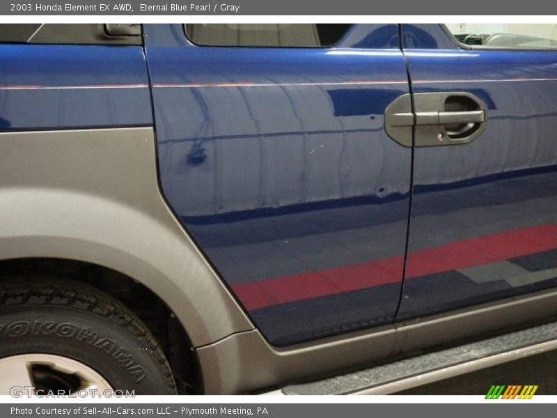 Eternal Blue Pearl / Gray 2003 Honda Element EX AWD