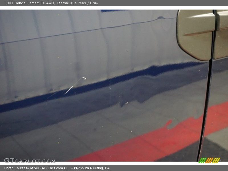 Eternal Blue Pearl / Gray 2003 Honda Element EX AWD