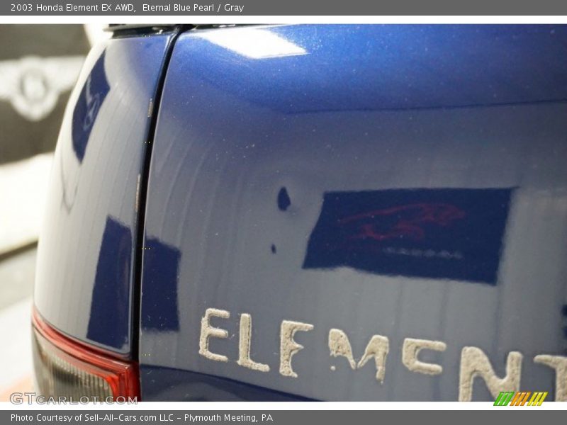 Eternal Blue Pearl / Gray 2003 Honda Element EX AWD