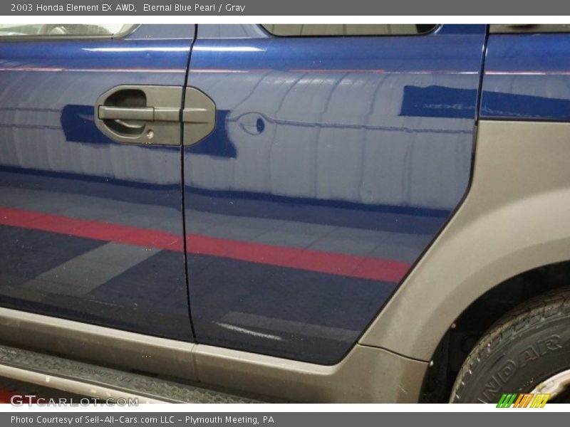 Eternal Blue Pearl / Gray 2003 Honda Element EX AWD