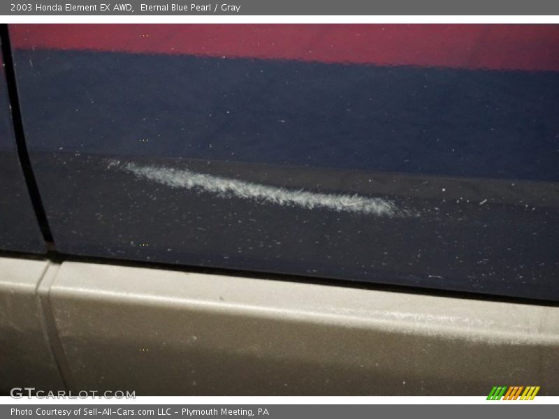 Eternal Blue Pearl / Gray 2003 Honda Element EX AWD