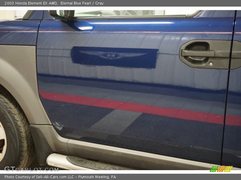 Eternal Blue Pearl / Gray 2003 Honda Element EX AWD