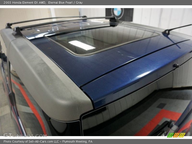 Eternal Blue Pearl / Gray 2003 Honda Element EX AWD