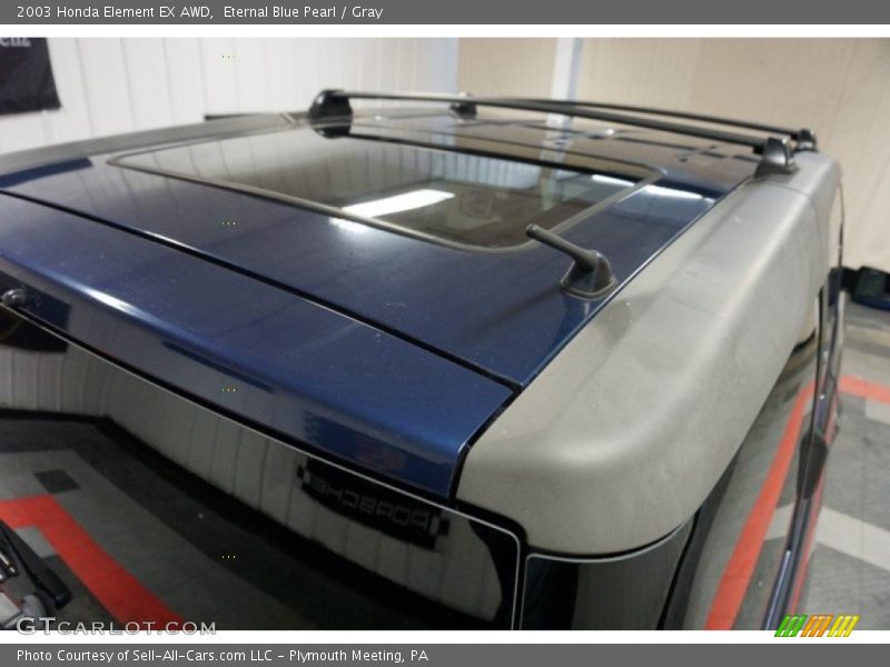 Eternal Blue Pearl / Gray 2003 Honda Element EX AWD