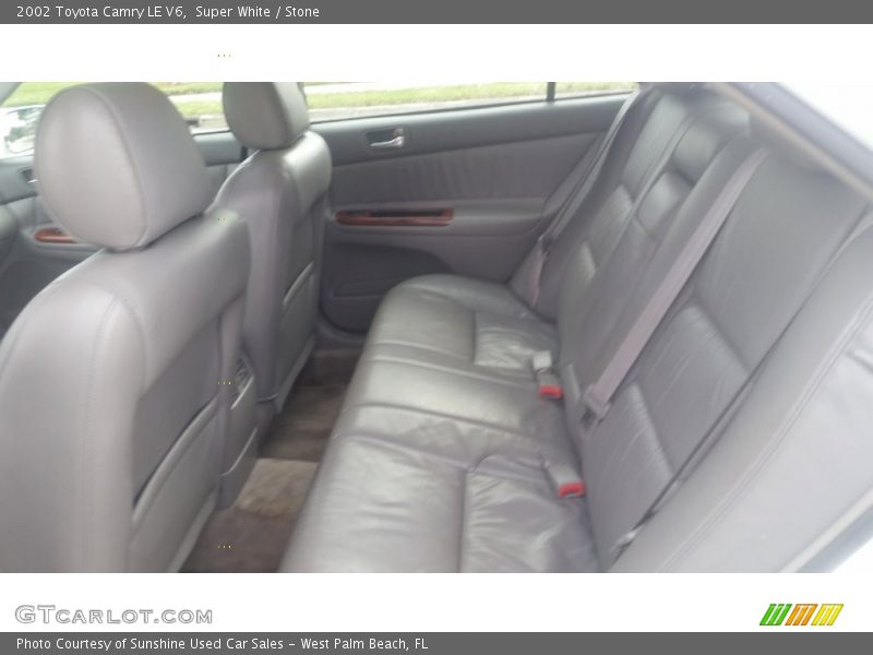 Super White / Stone 2002 Toyota Camry LE V6
