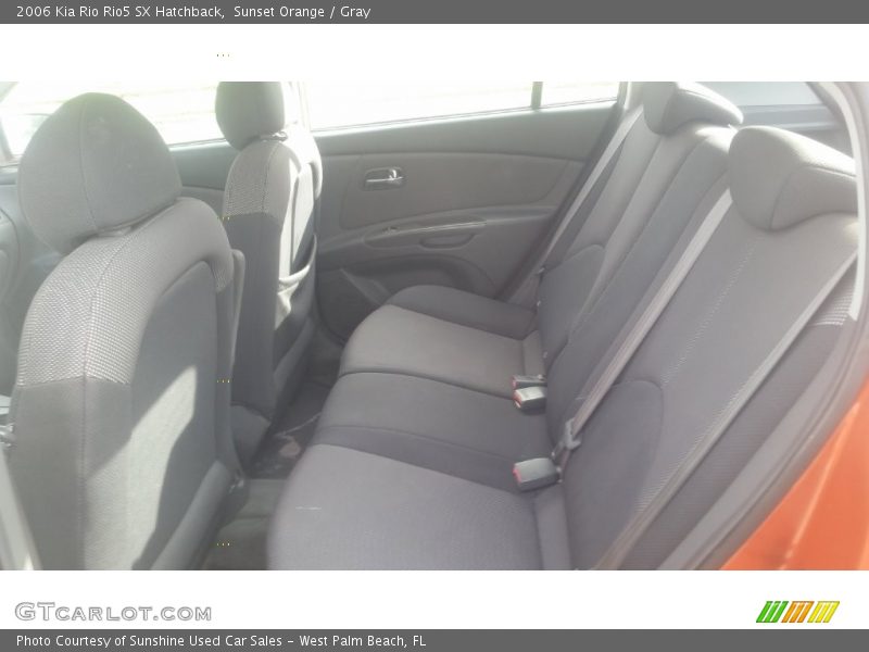 Sunset Orange / Gray 2006 Kia Rio Rio5 SX Hatchback