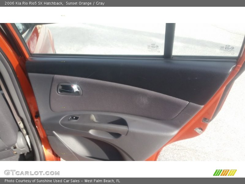 Sunset Orange / Gray 2006 Kia Rio Rio5 SX Hatchback