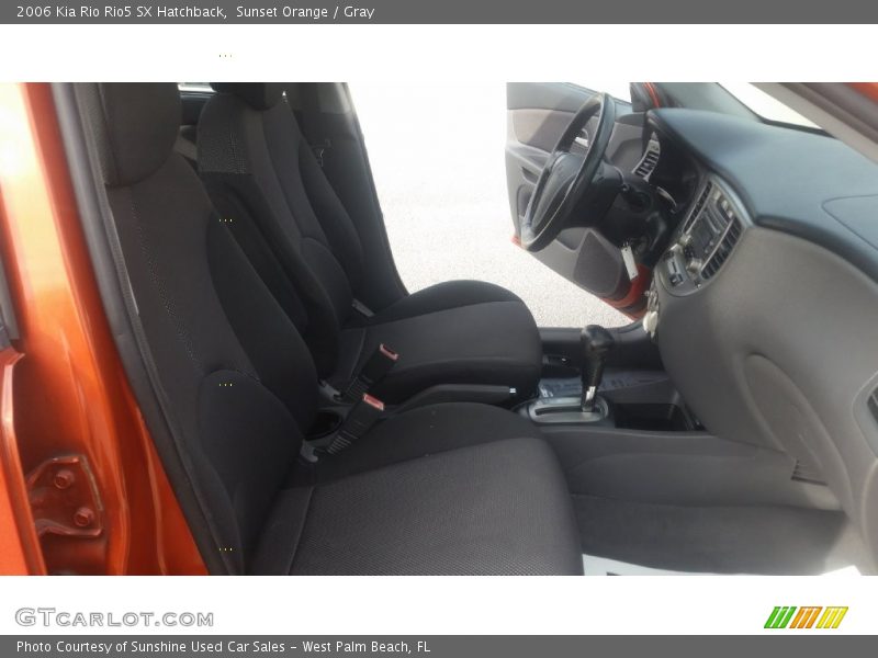 Sunset Orange / Gray 2006 Kia Rio Rio5 SX Hatchback