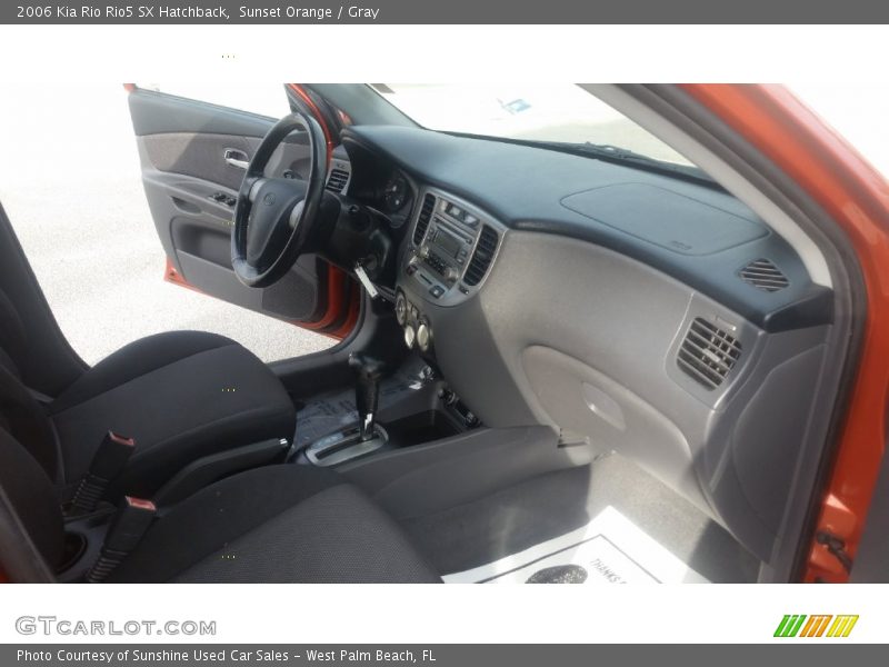 Sunset Orange / Gray 2006 Kia Rio Rio5 SX Hatchback