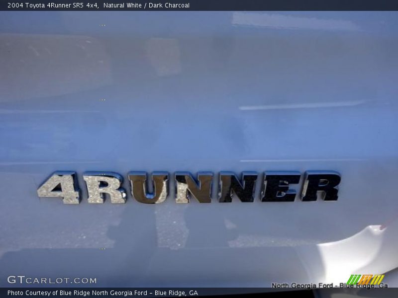 Natural White / Dark Charcoal 2004 Toyota 4Runner SR5 4x4