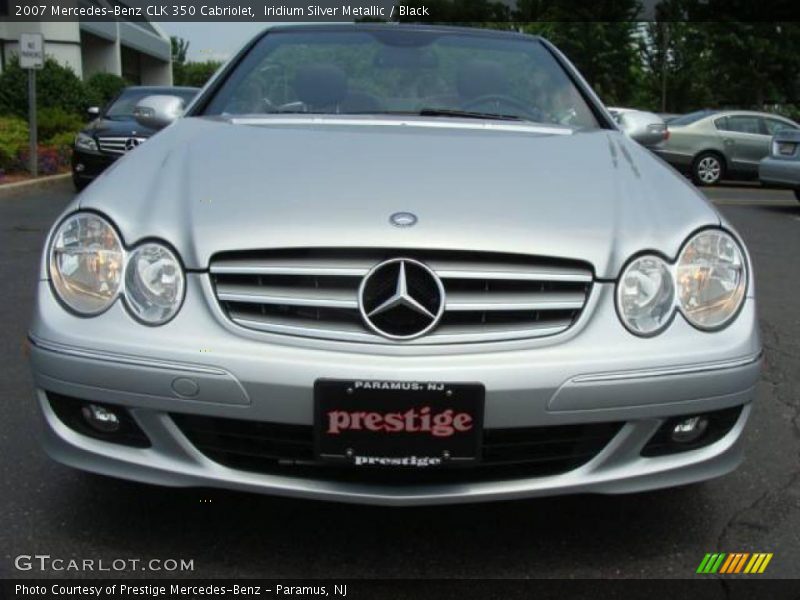 Iridium Silver Metallic / Black 2007 Mercedes-Benz CLK 350 Cabriolet