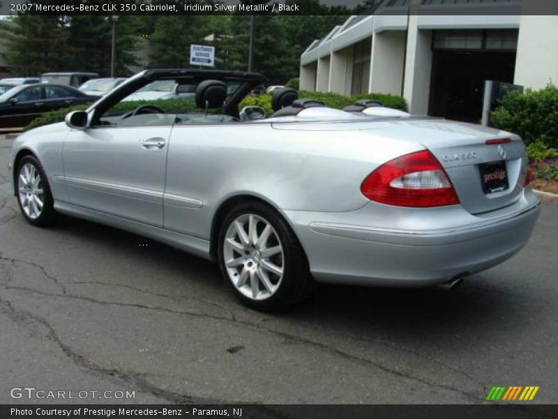 Iridium Silver Metallic / Black 2007 Mercedes-Benz CLK 350 Cabriolet