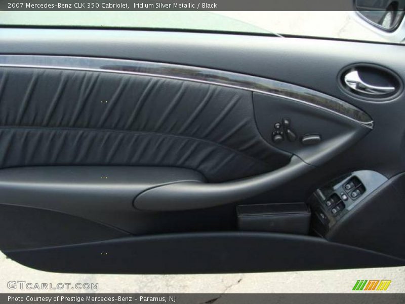Iridium Silver Metallic / Black 2007 Mercedes-Benz CLK 350 Cabriolet