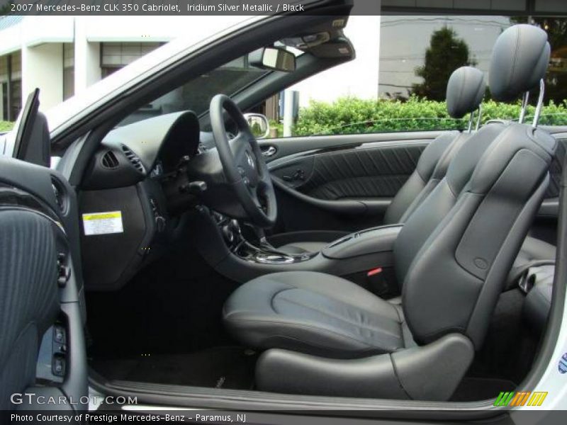 Iridium Silver Metallic / Black 2007 Mercedes-Benz CLK 350 Cabriolet