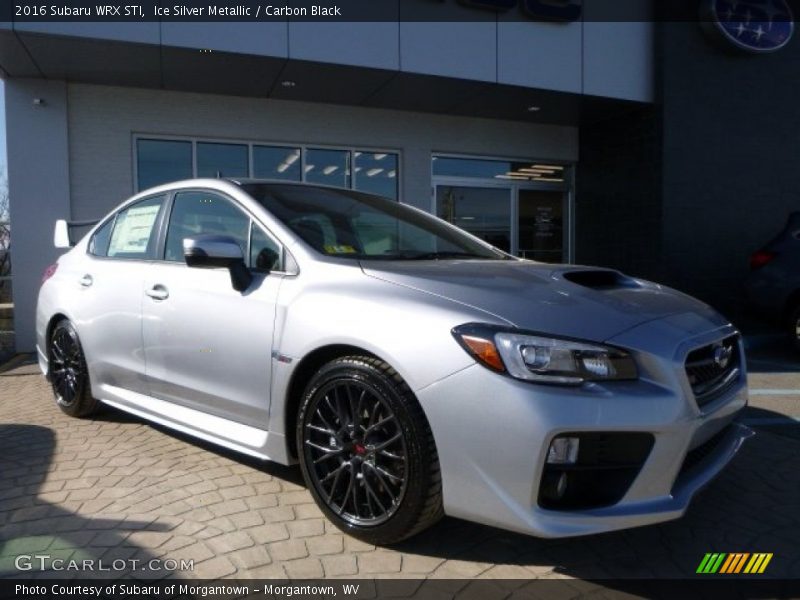Ice Silver Metallic / Carbon Black 2016 Subaru WRX STI