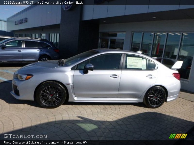 Ice Silver Metallic / Carbon Black 2016 Subaru WRX STI