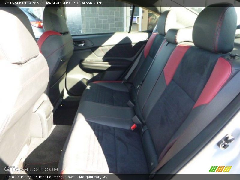 Rear Seat of 2016 WRX STI