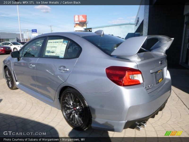 Ice Silver Metallic / Carbon Black 2016 Subaru WRX STI