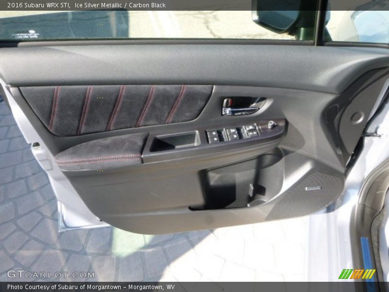 Ice Silver Metallic / Carbon Black 2016 Subaru WRX STI