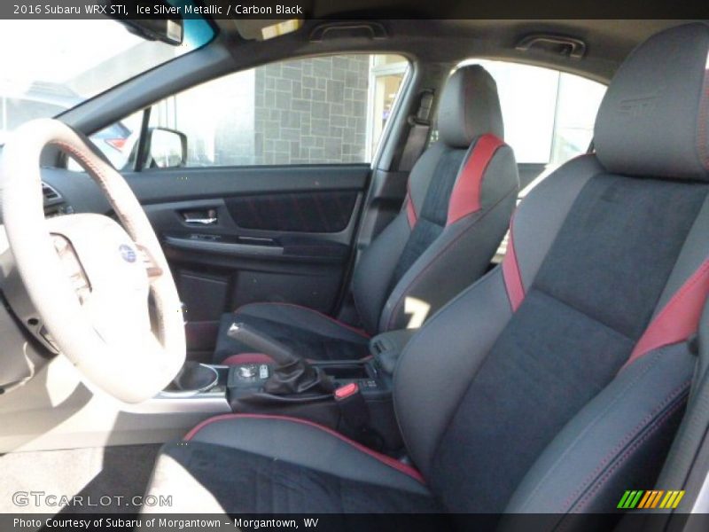 Ice Silver Metallic / Carbon Black 2016 Subaru WRX STI