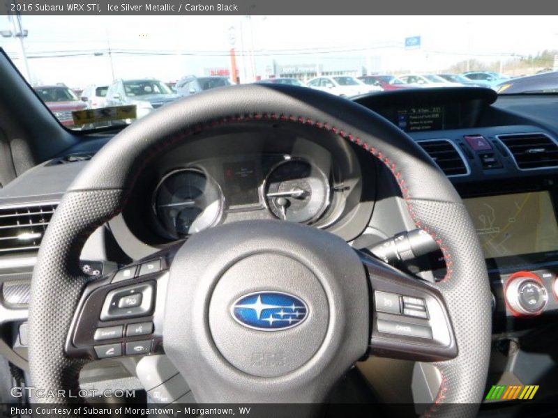 Ice Silver Metallic / Carbon Black 2016 Subaru WRX STI