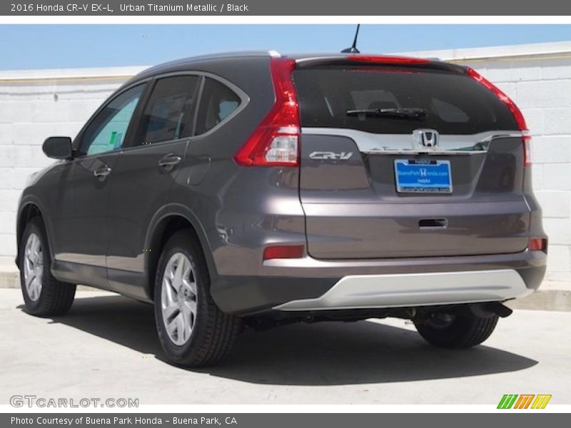 Urban Titanium Metallic / Black 2016 Honda CR-V EX-L