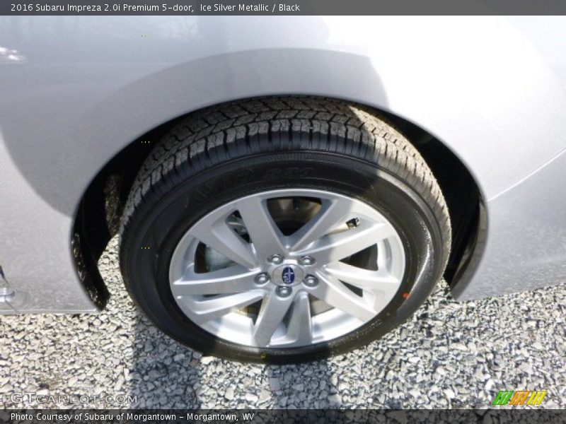Ice Silver Metallic / Black 2016 Subaru Impreza 2.0i Premium 5-door