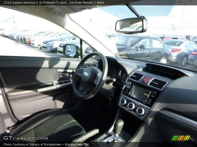 Ice Silver Metallic / Black 2016 Subaru Impreza 2.0i Premium 5-door