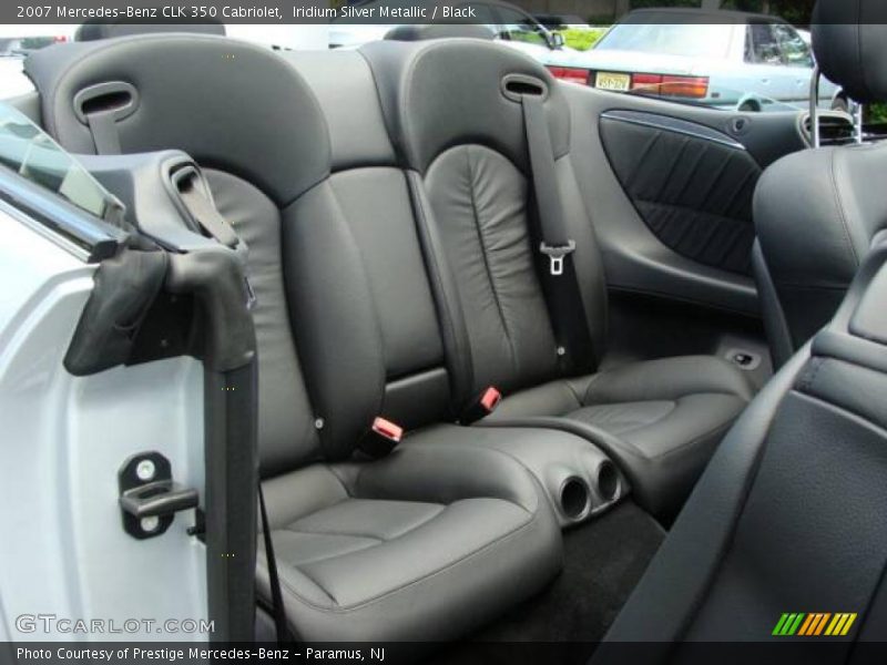 Iridium Silver Metallic / Black 2007 Mercedes-Benz CLK 350 Cabriolet