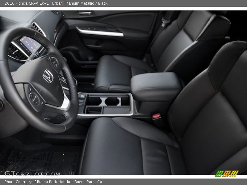 Urban Titanium Metallic / Black 2016 Honda CR-V EX-L