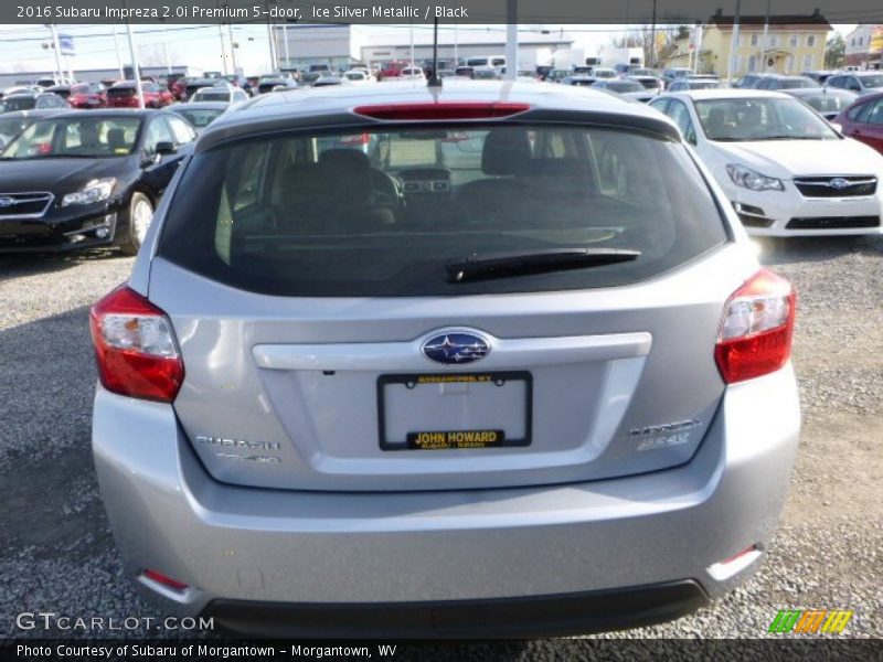 Ice Silver Metallic / Black 2016 Subaru Impreza 2.0i Premium 5-door