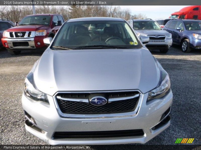 Ice Silver Metallic / Black 2016 Subaru Impreza 2.0i Premium 5-door