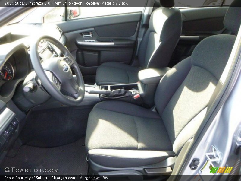 Ice Silver Metallic / Black 2016 Subaru Impreza 2.0i Premium 5-door