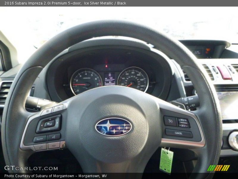 Ice Silver Metallic / Black 2016 Subaru Impreza 2.0i Premium 5-door