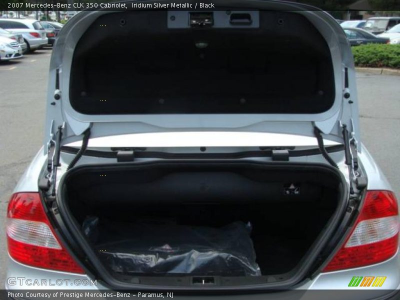 Iridium Silver Metallic / Black 2007 Mercedes-Benz CLK 350 Cabriolet