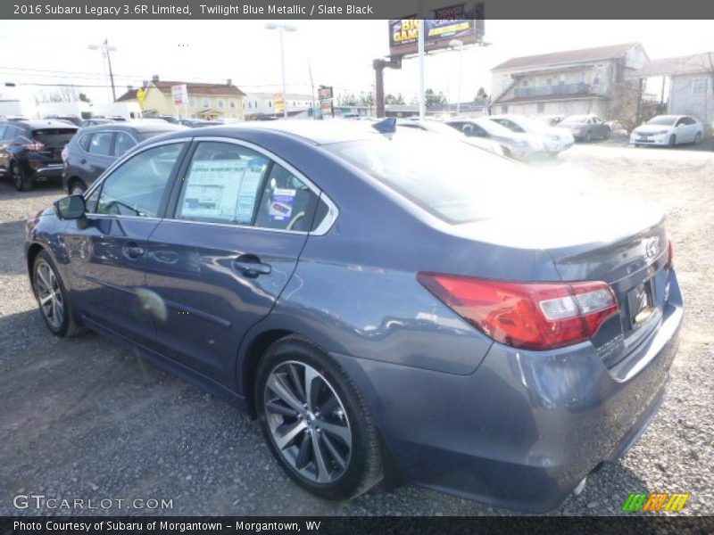 Twilight Blue Metallic / Slate Black 2016 Subaru Legacy 3.6R Limited
