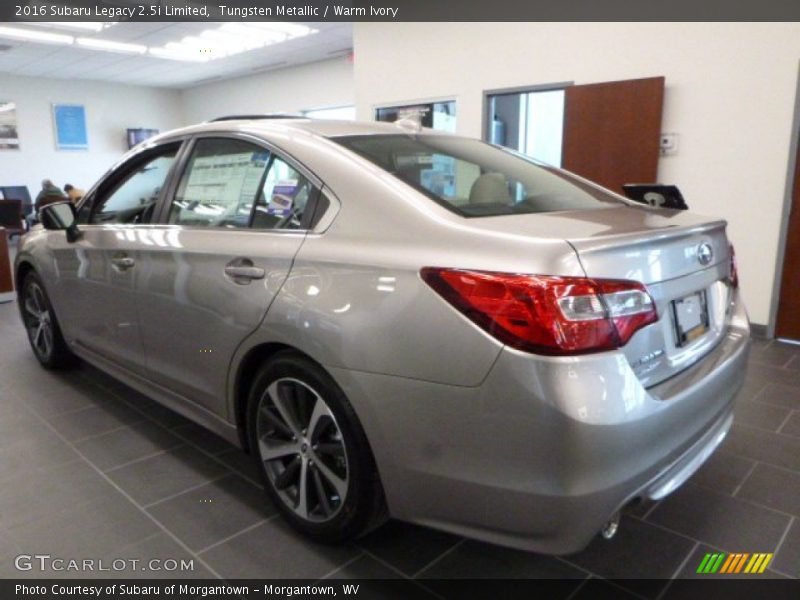 Tungsten Metallic / Warm Ivory 2016 Subaru Legacy 2.5i Limited