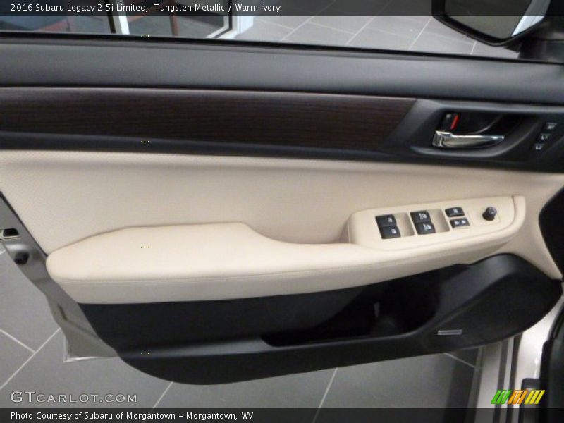 Tungsten Metallic / Warm Ivory 2016 Subaru Legacy 2.5i Limited