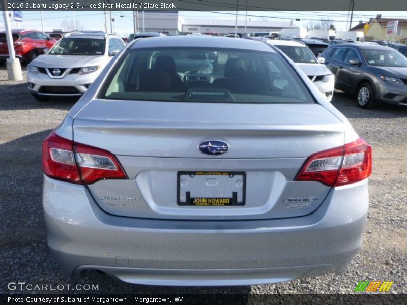 Ice Silver Metallic / Slate Black 2016 Subaru Legacy 2.5i